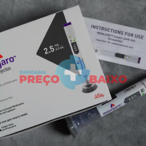 Mounjaro 2.5mg Tirzepatida 4 Doses Injetáveis